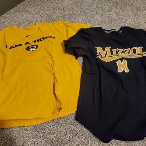 Mens Missouri Mizzou Tigers Shirt lot